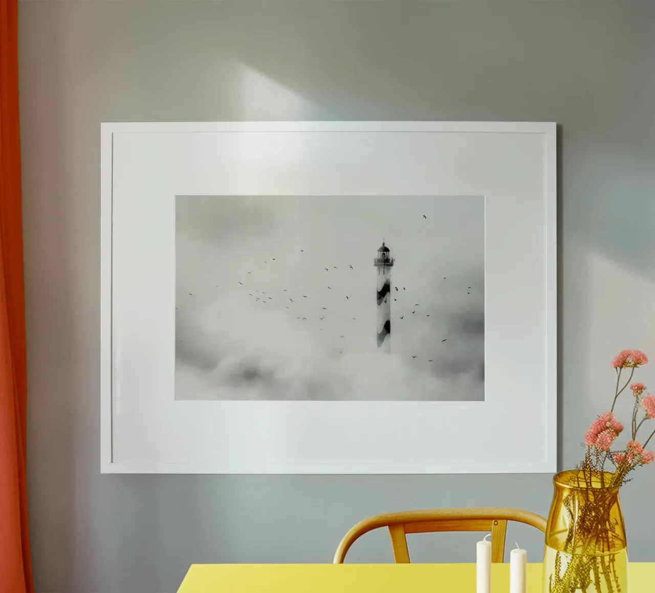The Fog - Piet Flour carta hahnemühle da Pictufy