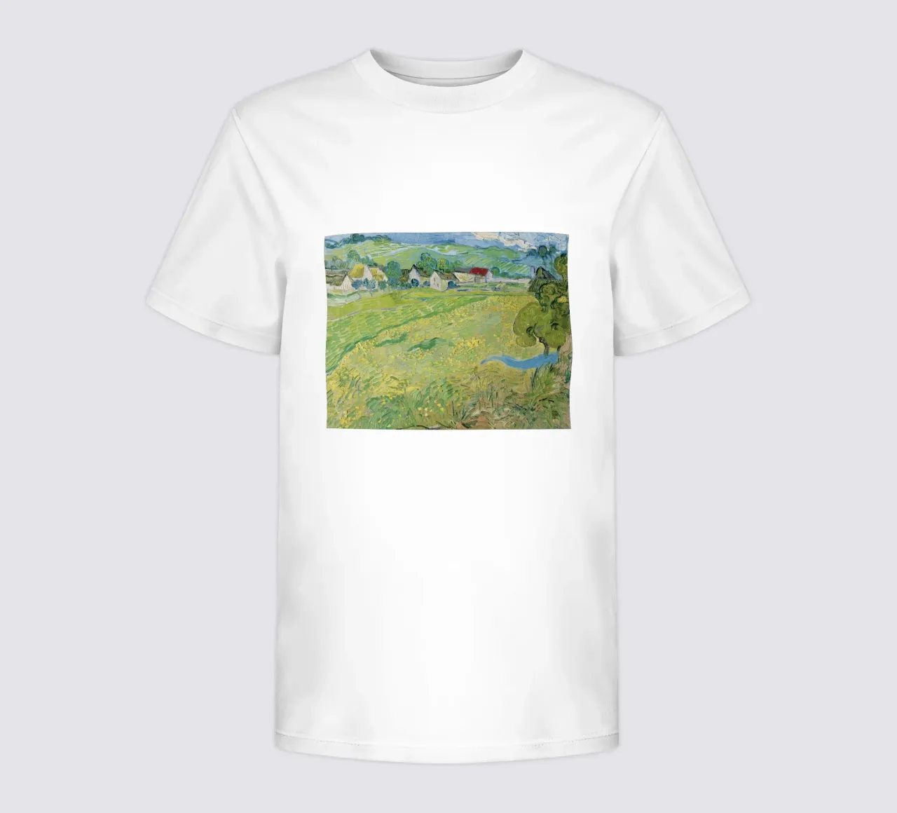 Vincent van Gogh - Ansicht von Vessenots bei Auvers Kinder T-Shirt von Timeless Artworks