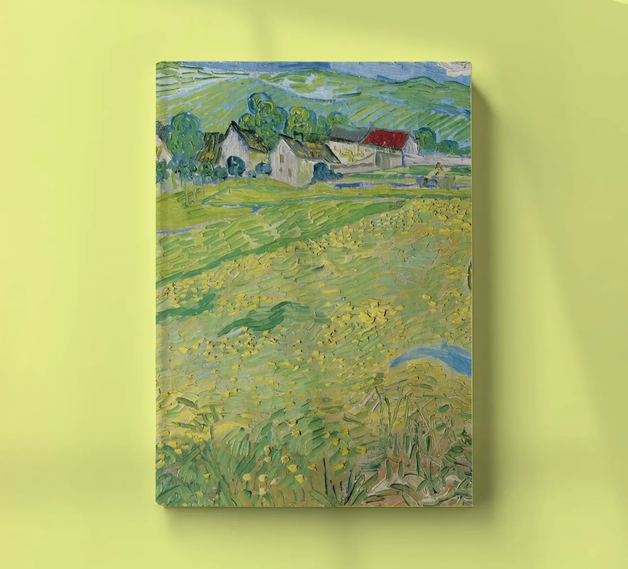 Vincent van Gogh - Vue de Vessenots près d'Auvers carnet de notes de Timeless Artworks