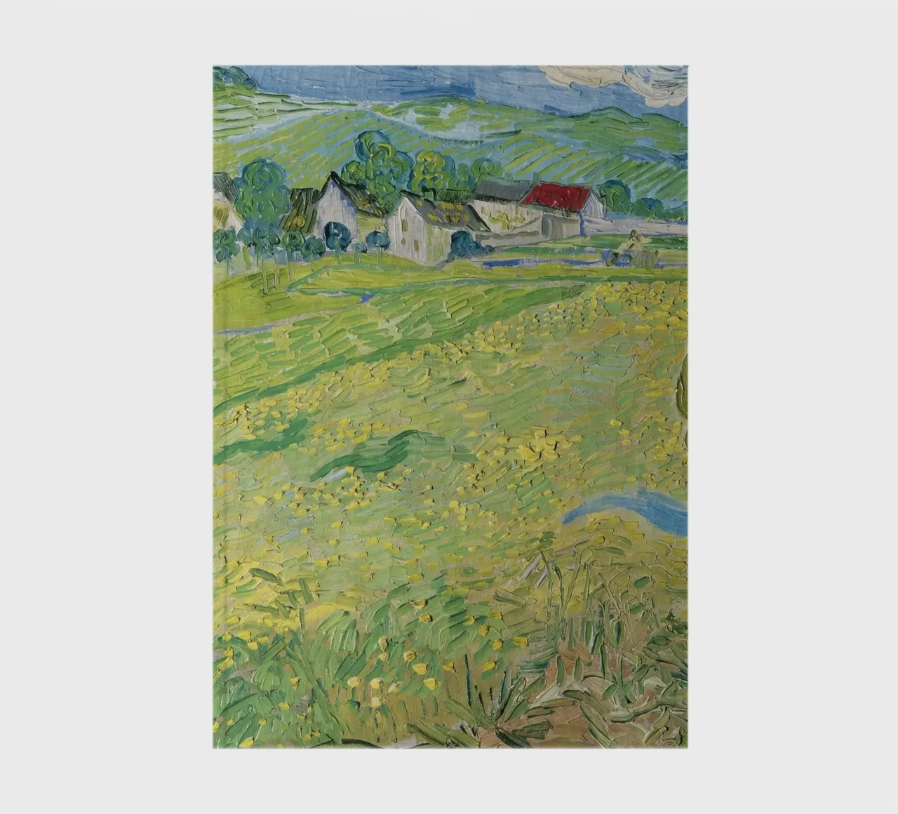 Vincent van Gogh - Vue de Vessenots près d'Auvers carnet de notes de Timeless Artworks