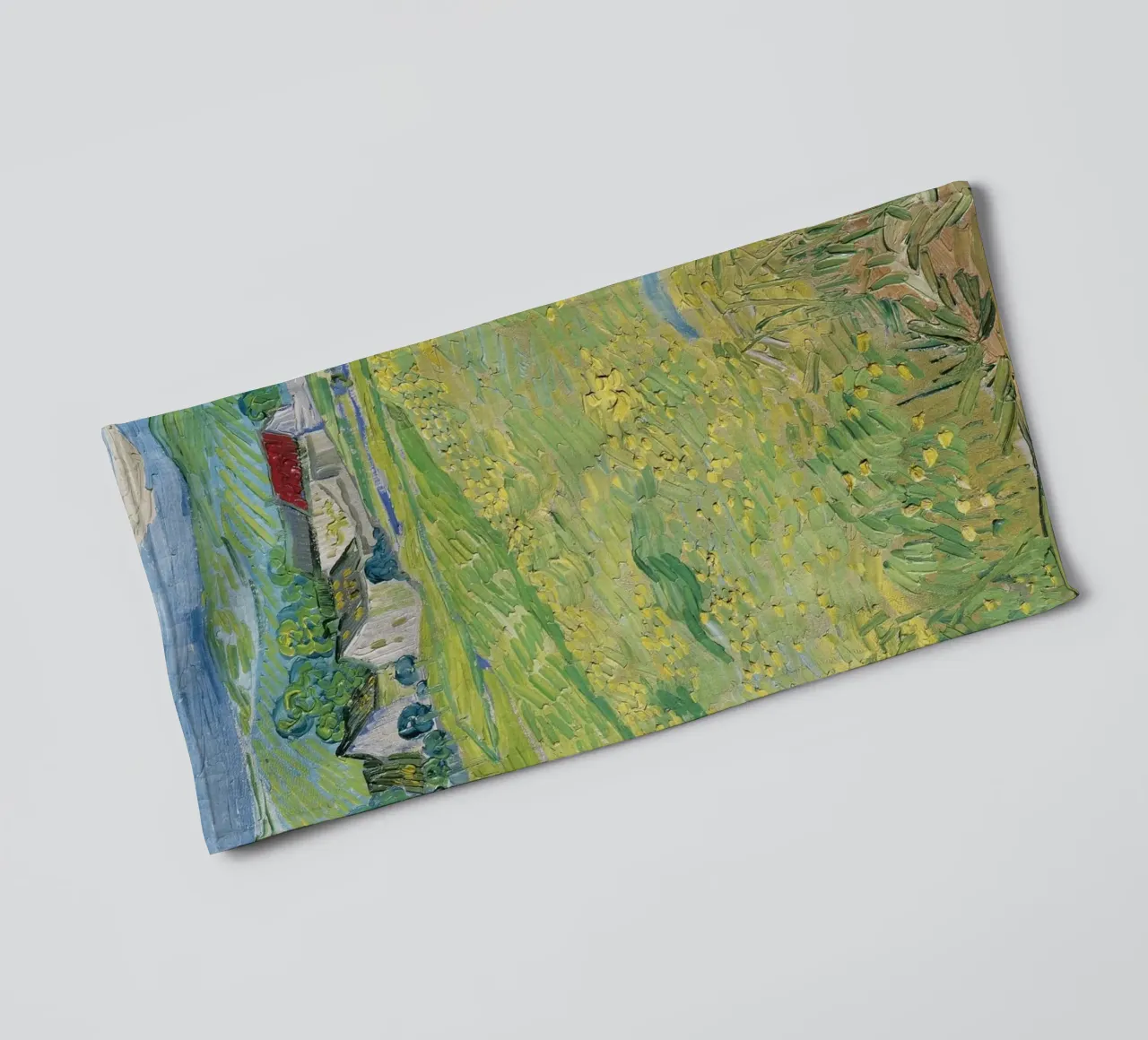 Vincent van Gogh - Vue de Vessenots près d'Auvers serviette de bain de Timeless Artworks