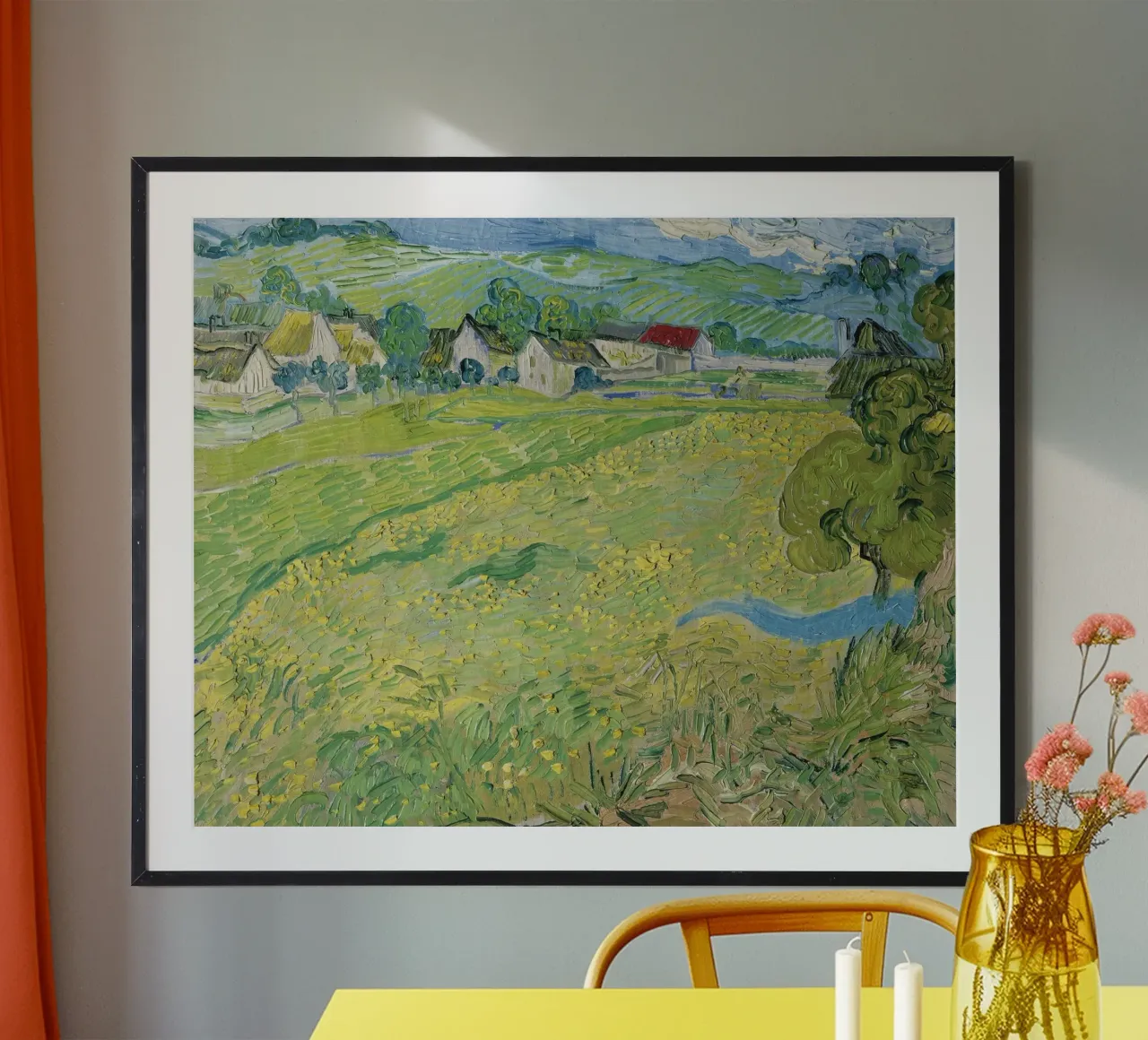 Vincent van Gogh - Vue de Vessenots près d'Auvers hahnemühle de Timeless Artworks