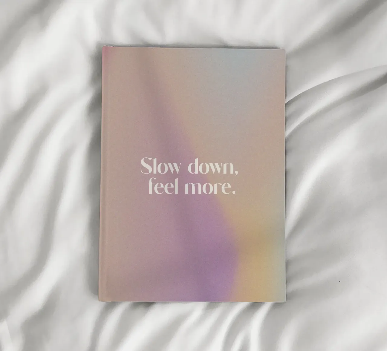 Slow Down Feel More notebook by treechild