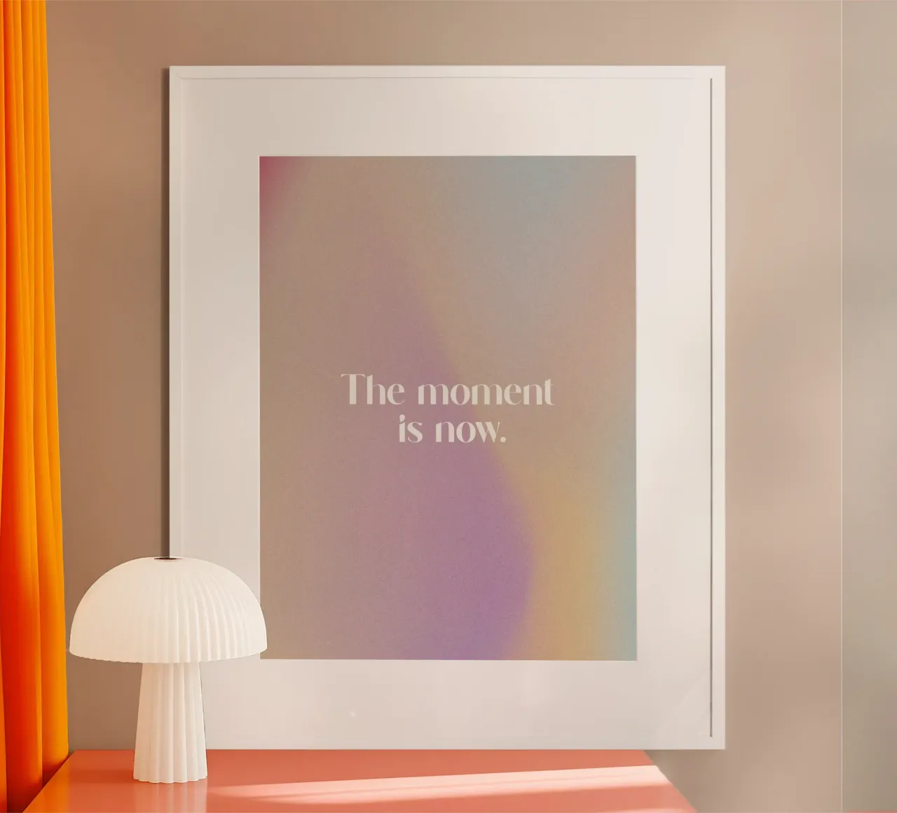 The Moment Is Now poster by treechild