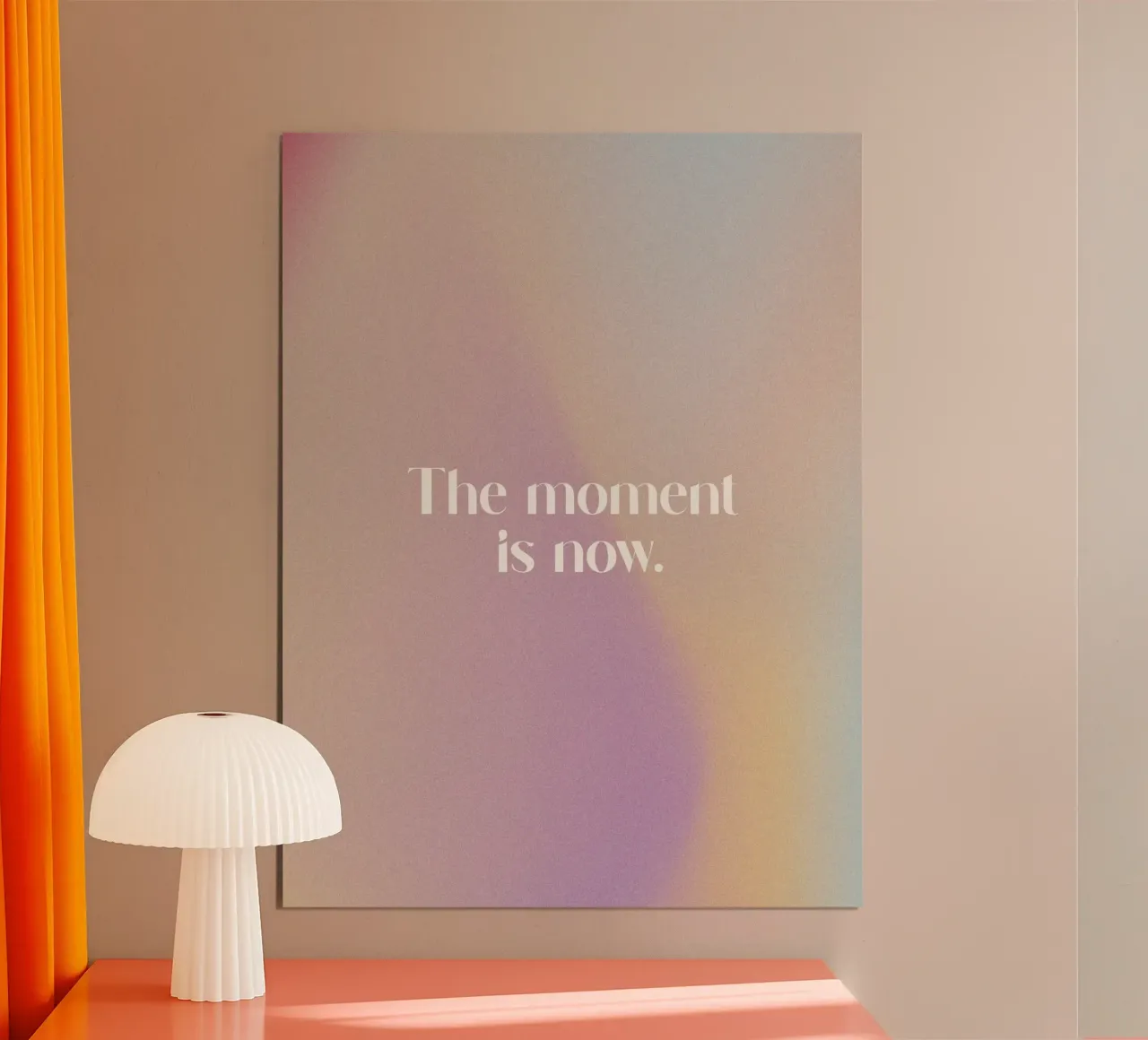 The Moment Is Now poster by treechild