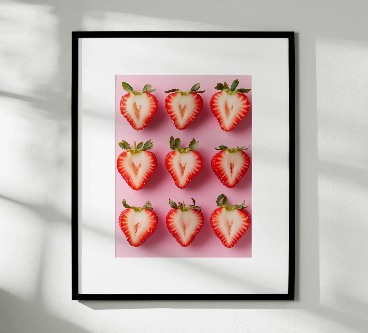 Fragole a forma di cuore carta hahnemühle da Spice & Style