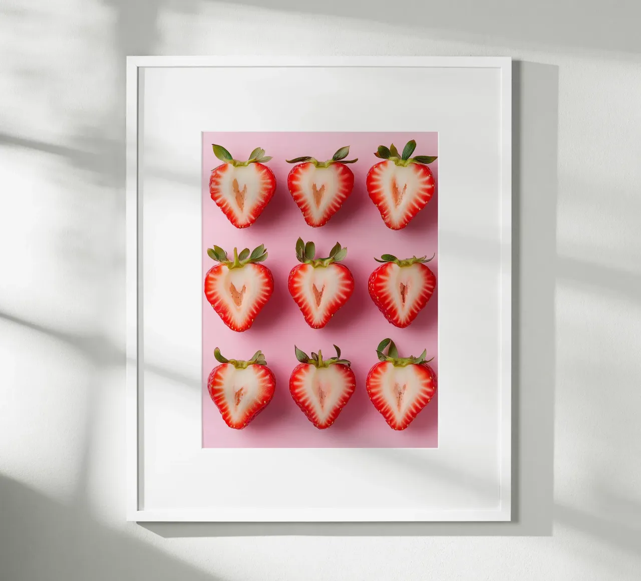 Fragole a forma di cuore carta hahnemühle da Spice & Style