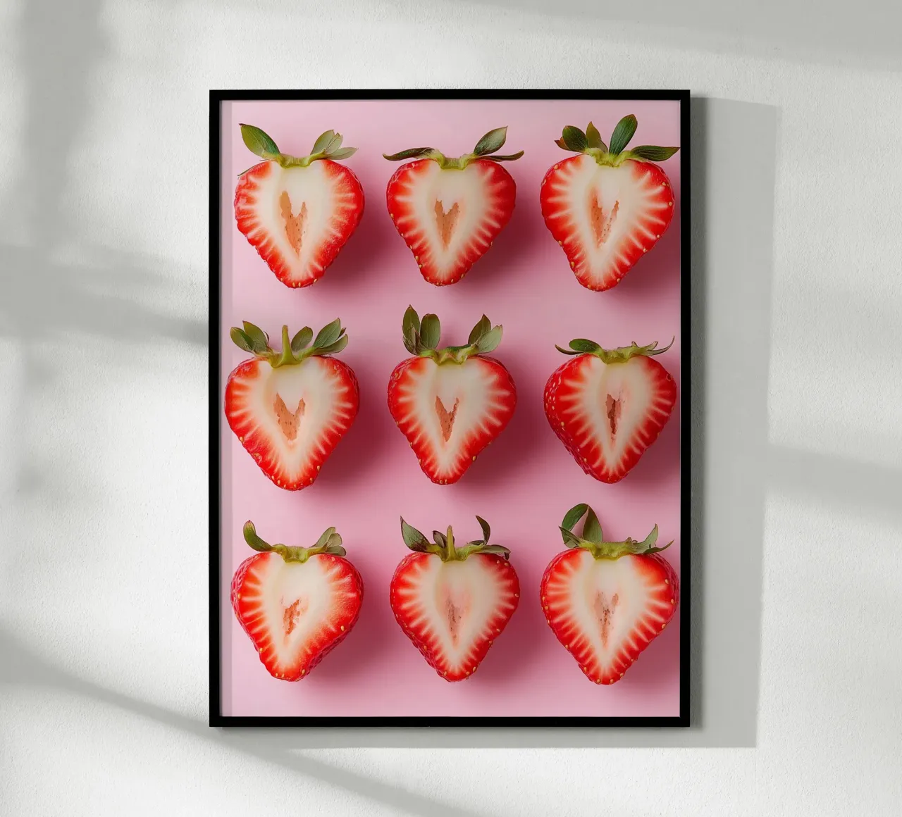 Fragole a forma di cuore carta hahnemühle da Spice & Style