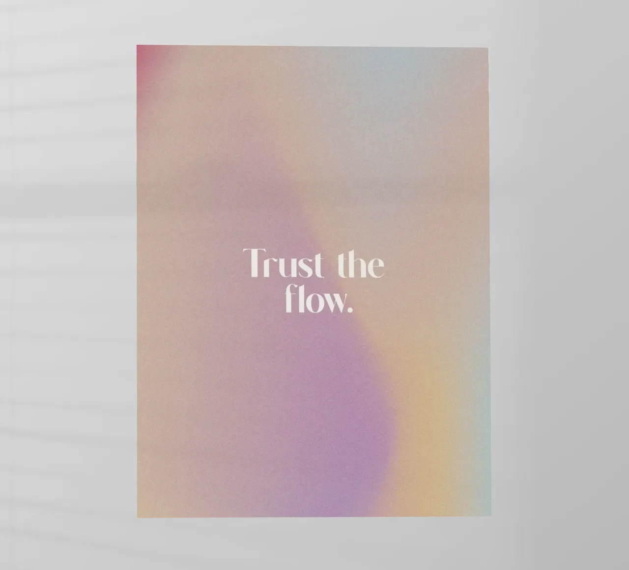 Trust The Flow pellicola backlit da treechild