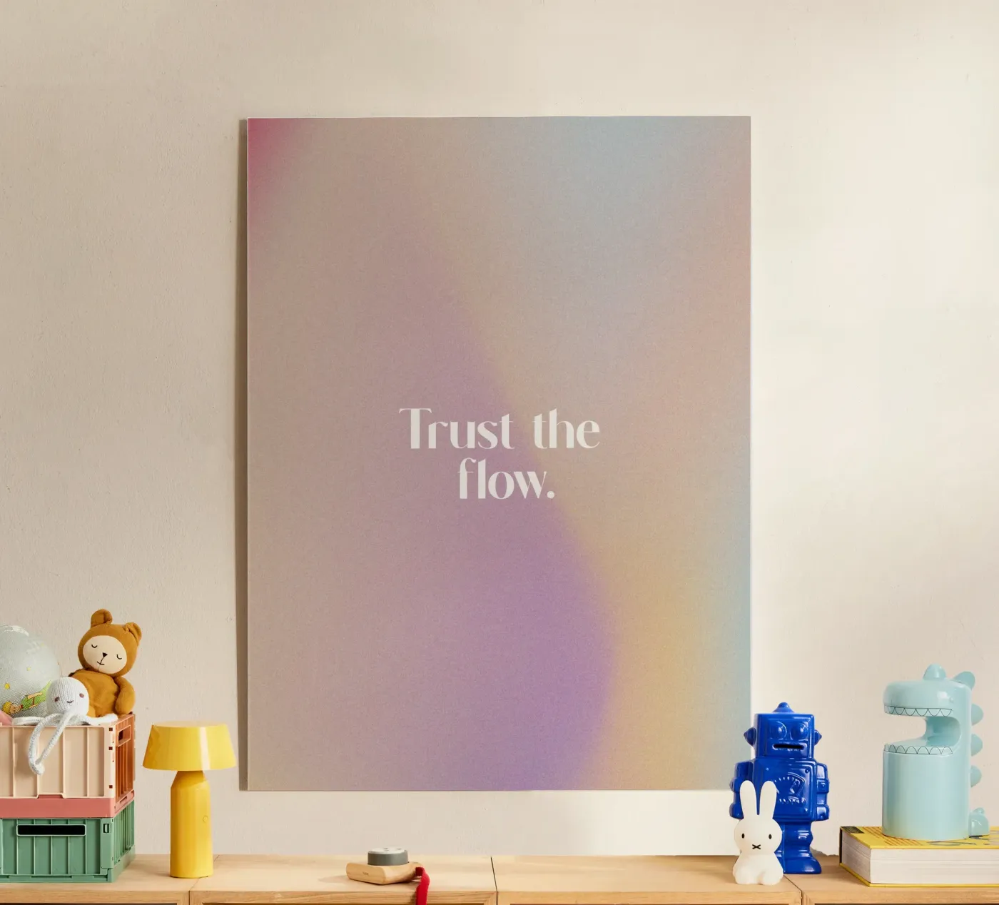 Trust The Flow acrylic glass by treechild