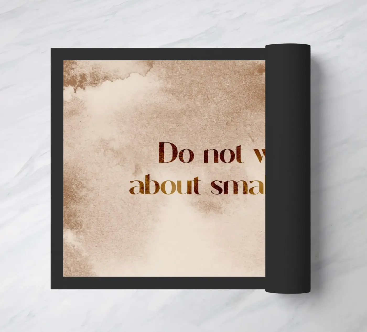 Do Not Worry doormat by treechild