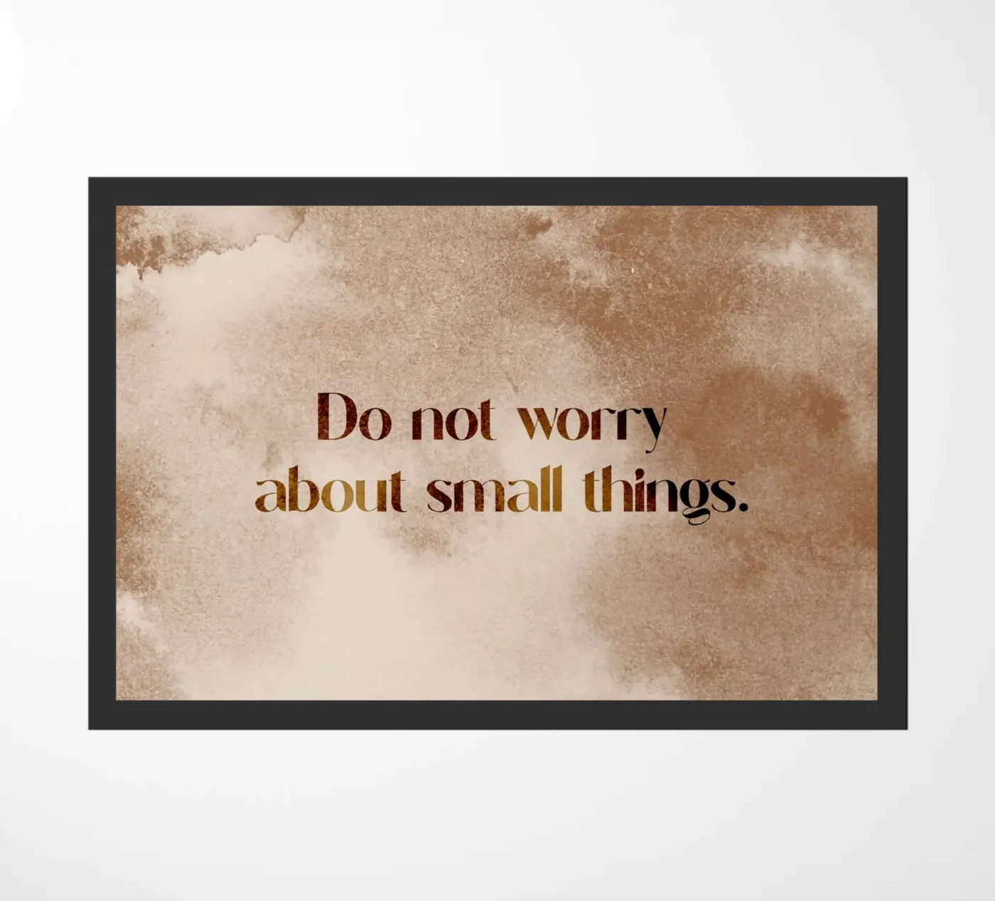 Do Not Worry doormat by treechild