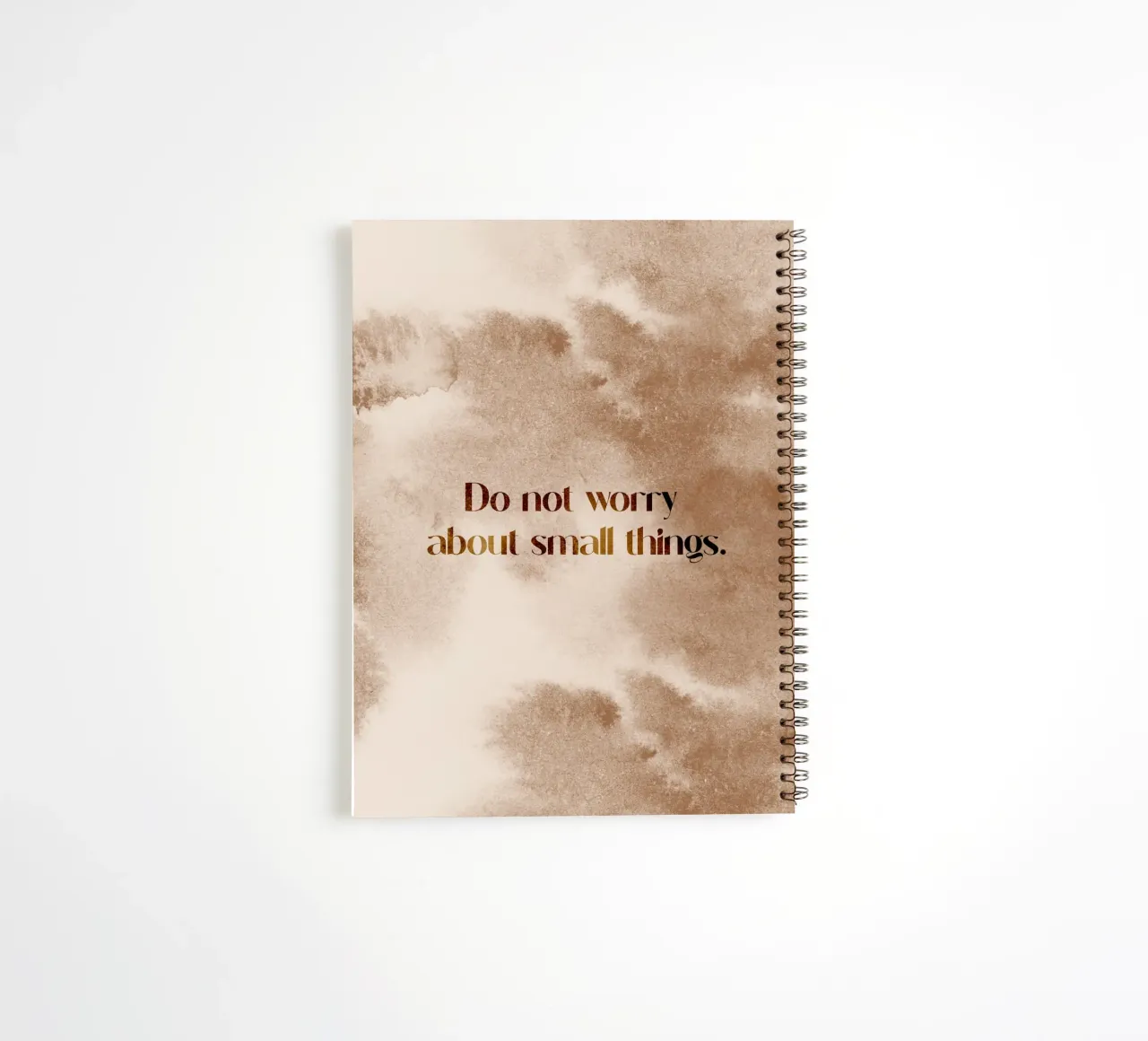 Do Not Worry spiral notebook by treechild