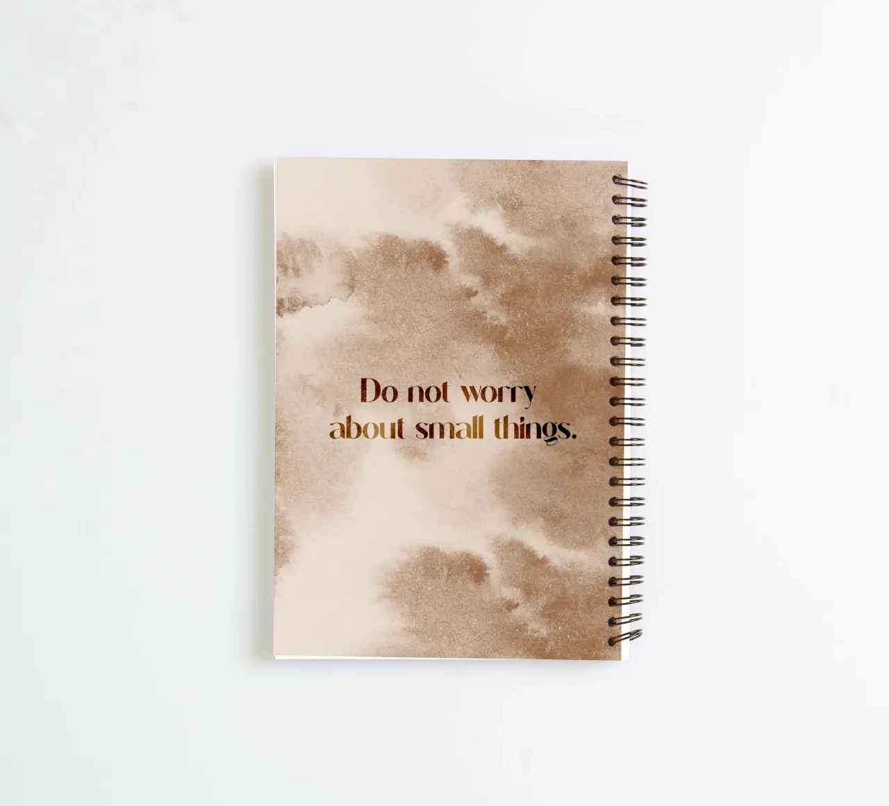 Do Not Worry spiral notebook by treechild