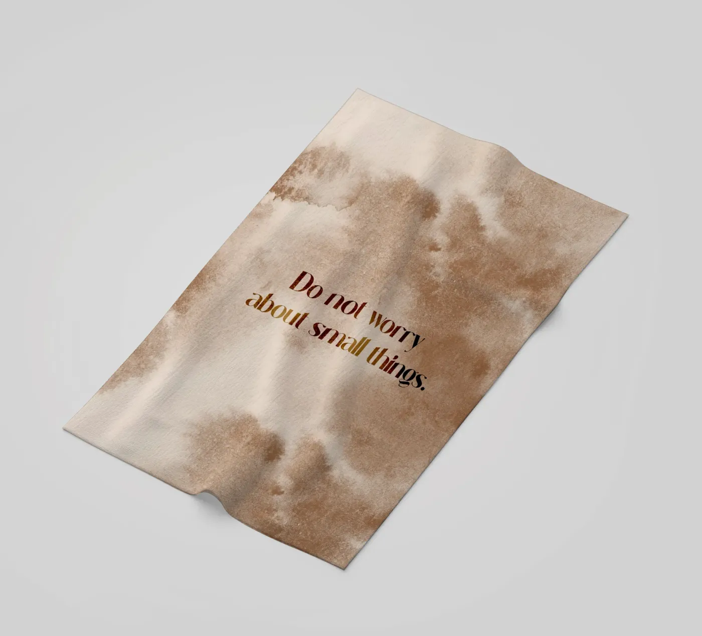 Do Not Worry telo mare da treechild