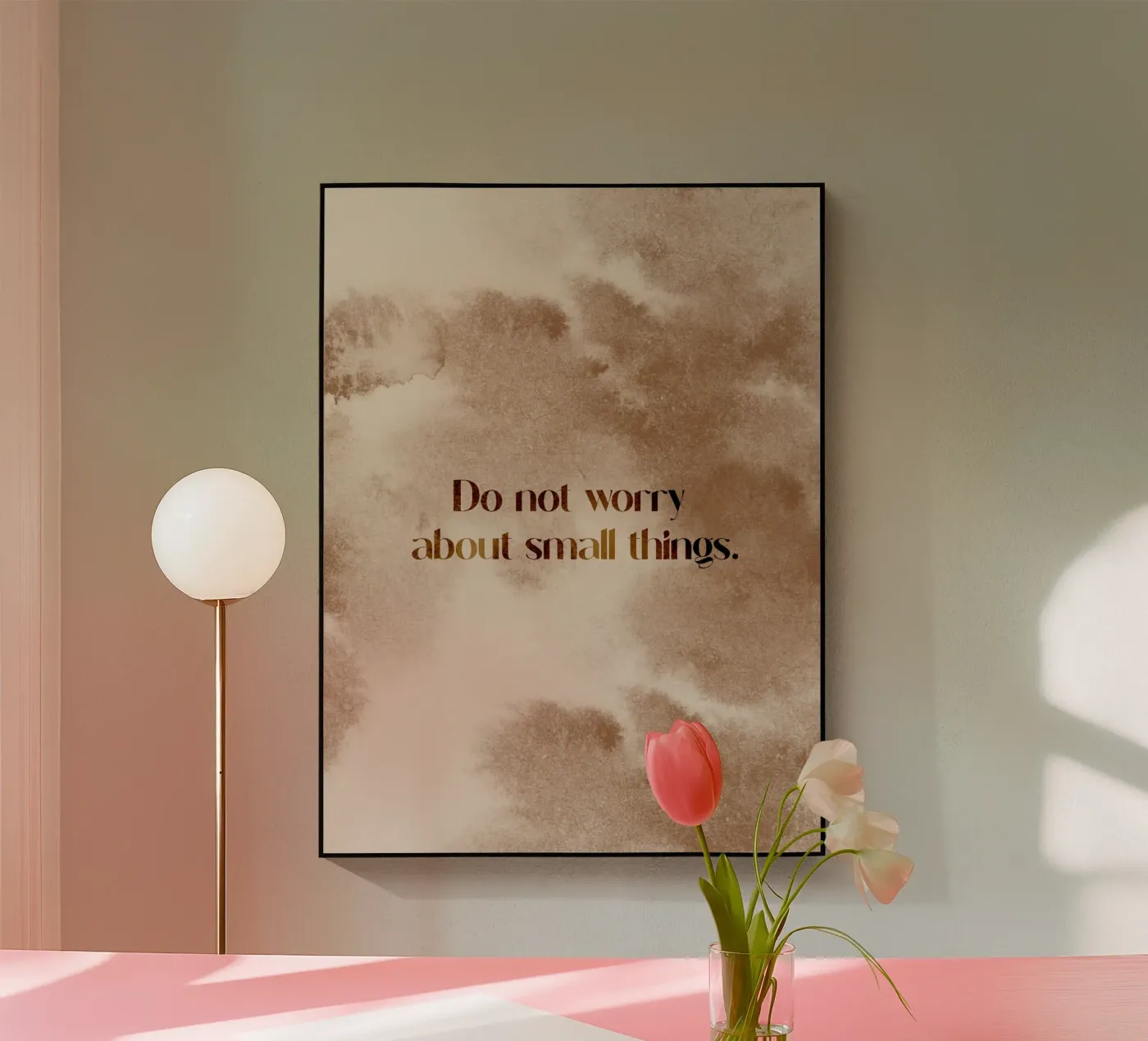 Do Not Worry plexiglas de treechild
