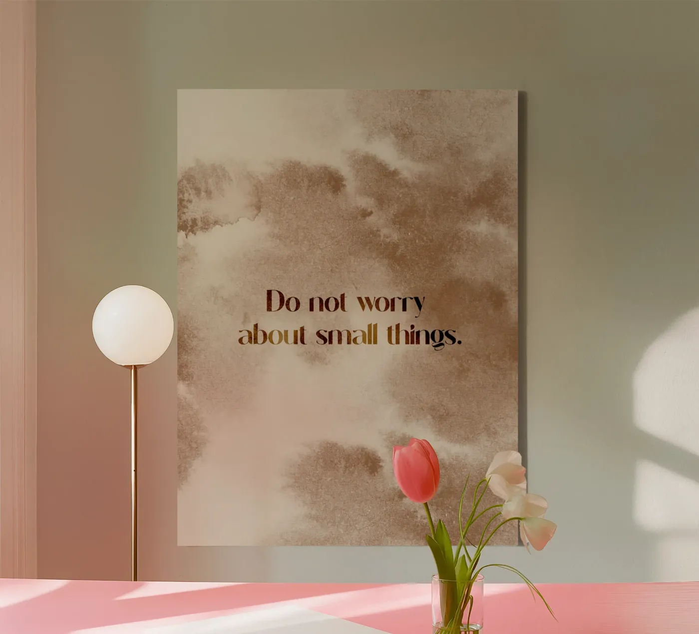 Do Not Worry canvas van treechild