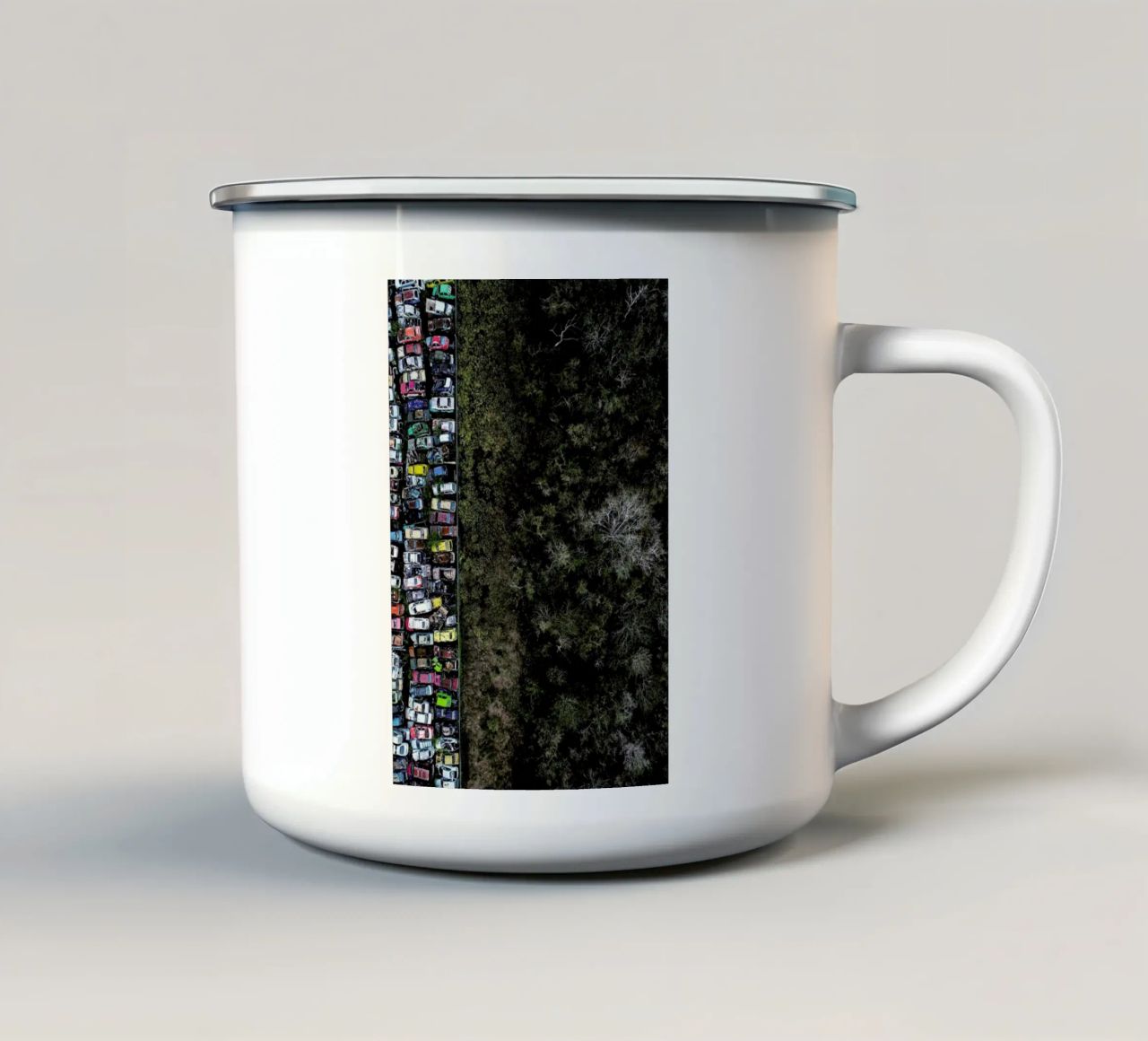 Zombie Junk tazza in smalto da ROBERTO H