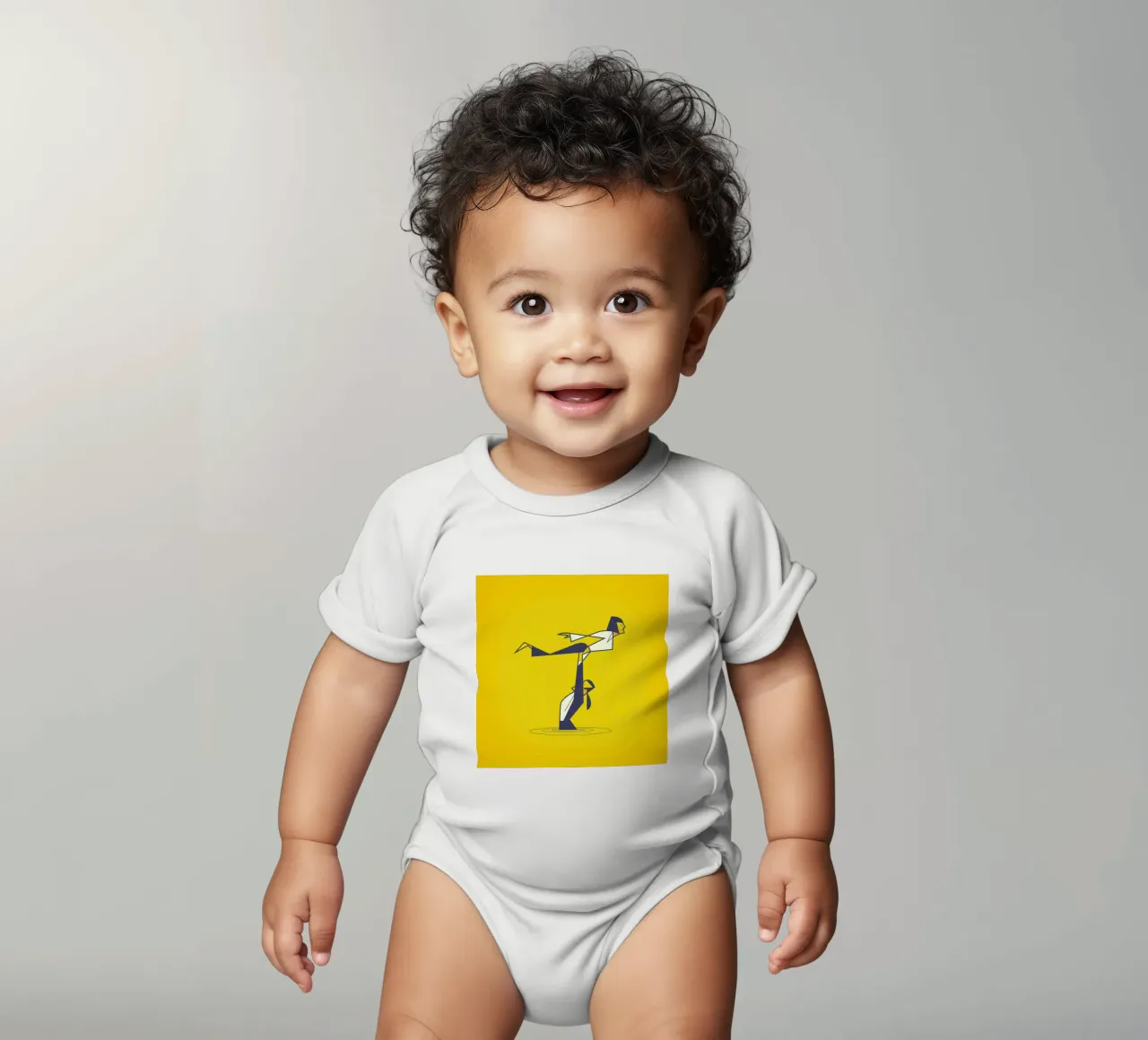 Pulp Dancing Kurzarm Babybody von Ale Giorgini