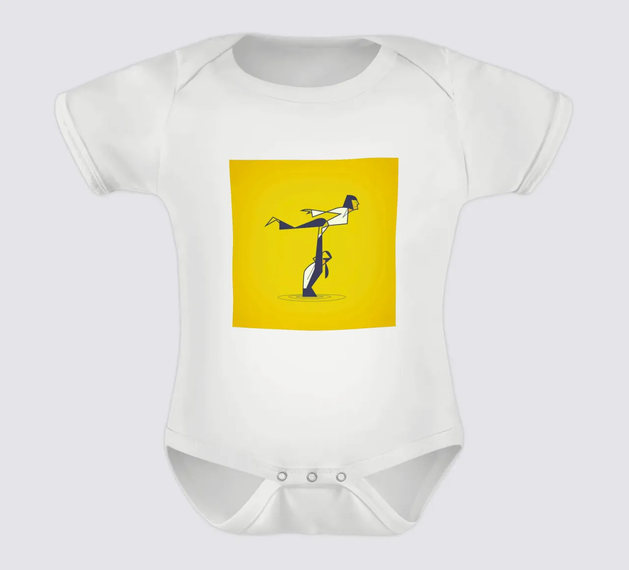 Pulp Dancing Kurzarm Babybody von Ale Giorgini