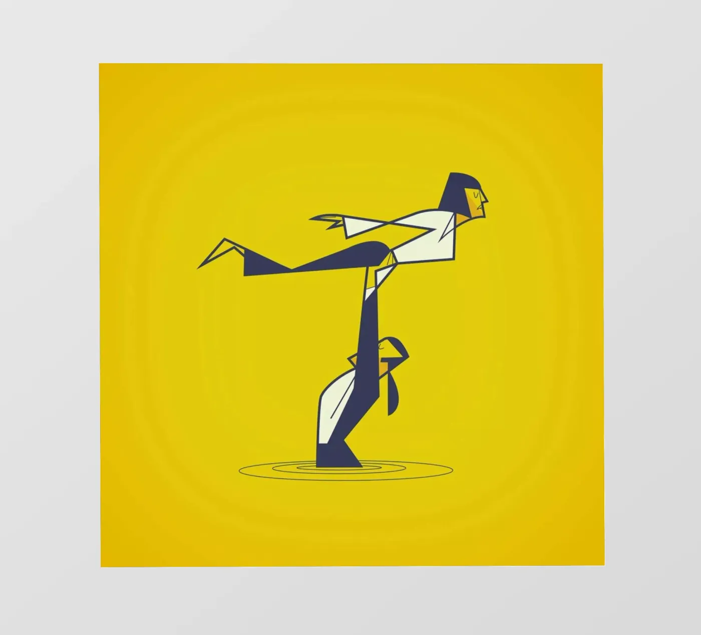 Pulp Dancing backlit folie van Ale Giorgini