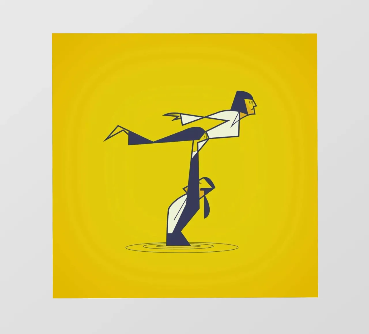 Pulp Dancing backlit folie van Ale Giorgini