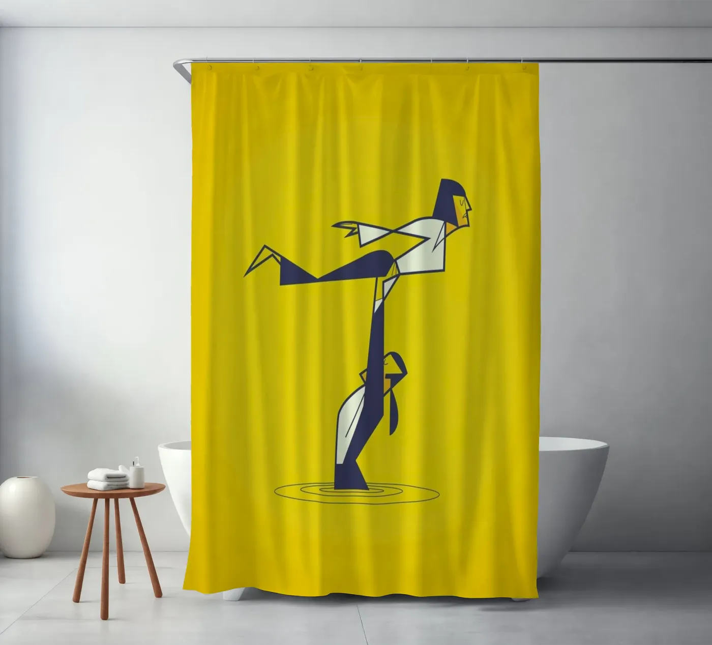 Pulp Dancing Duschvorhang von Ale Giorgini