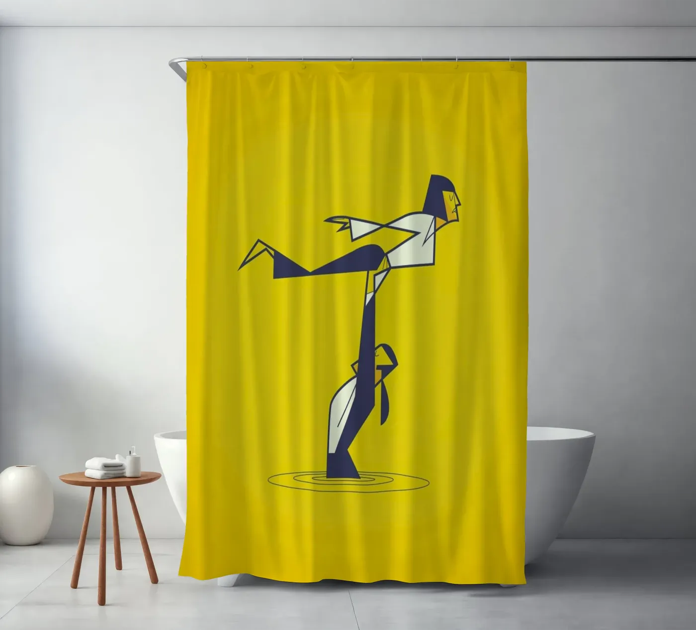 Pulp Dancing Duschvorhang von Ale Giorgini