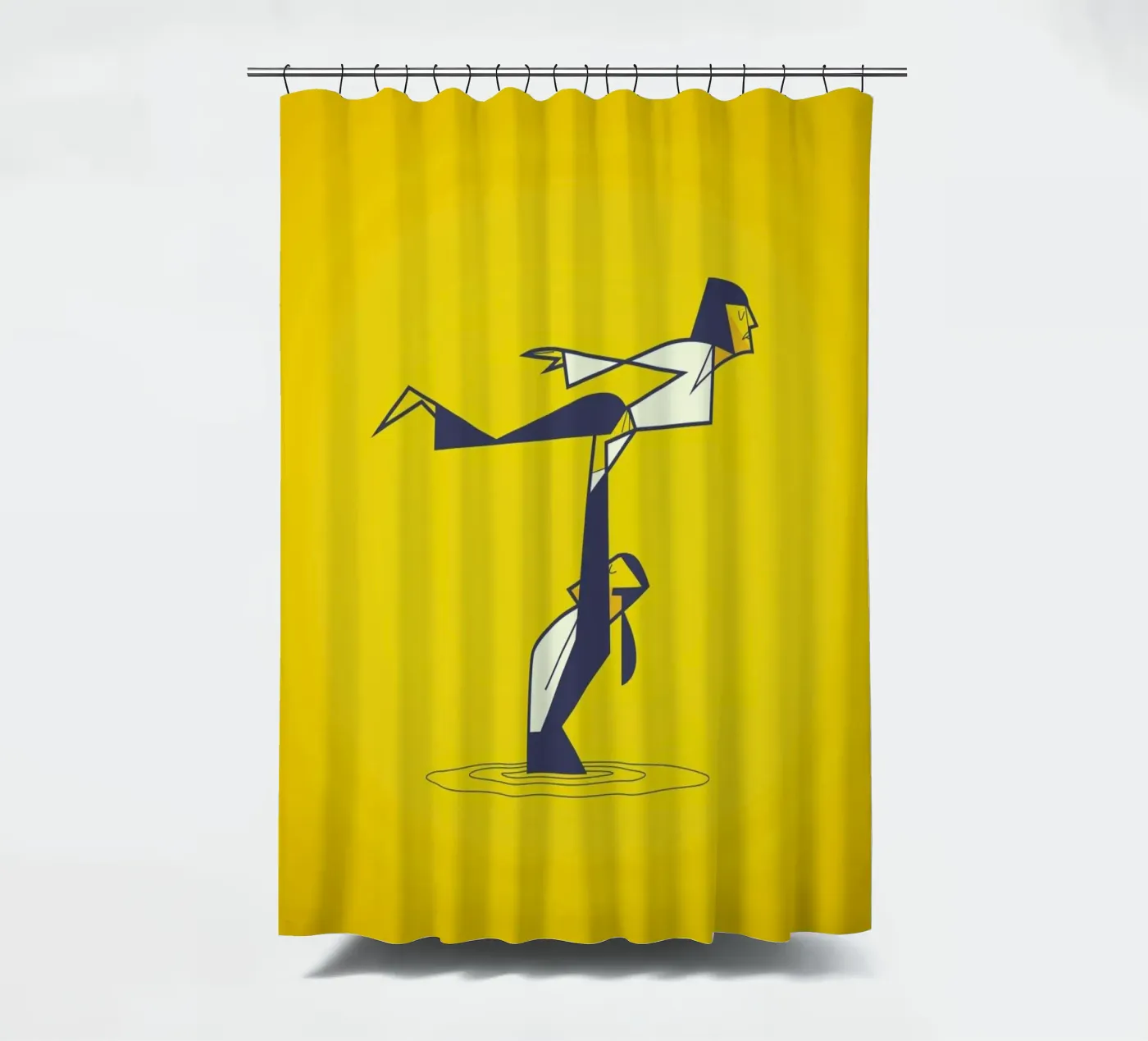 Pulp Dancing Duschvorhang von Ale Giorgini