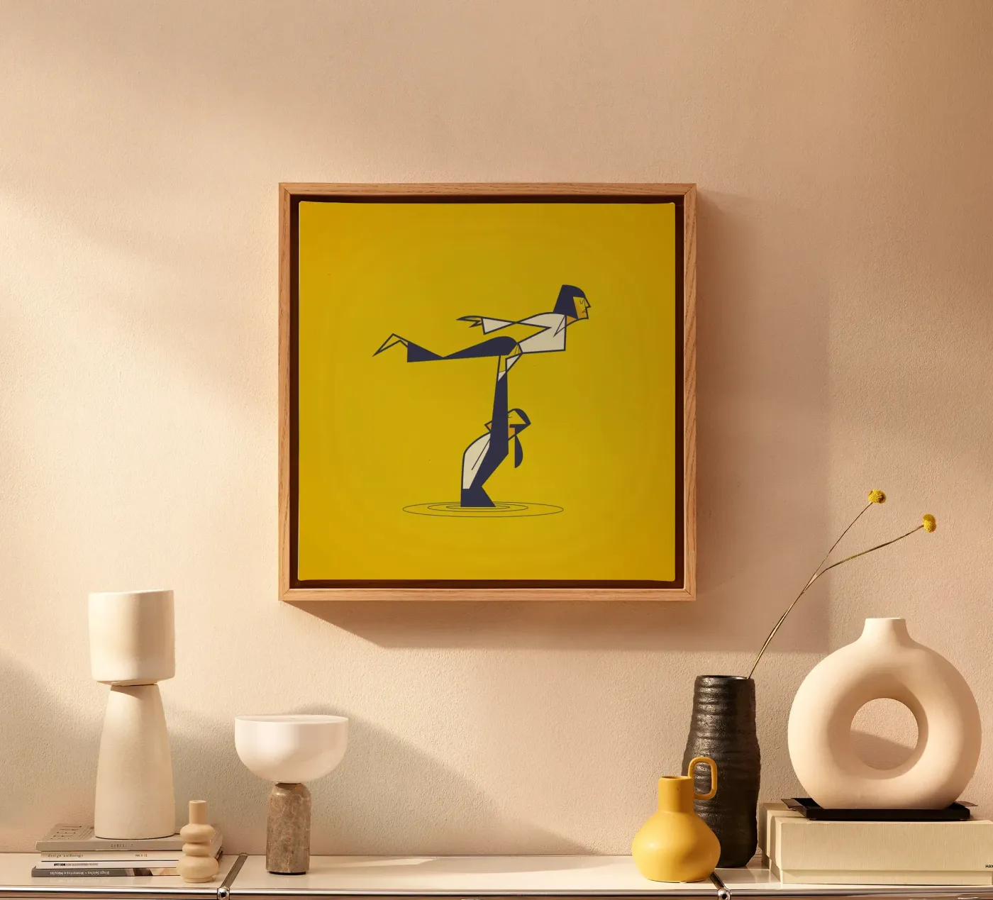 Pulp Dancing canvas van Ale Giorgini