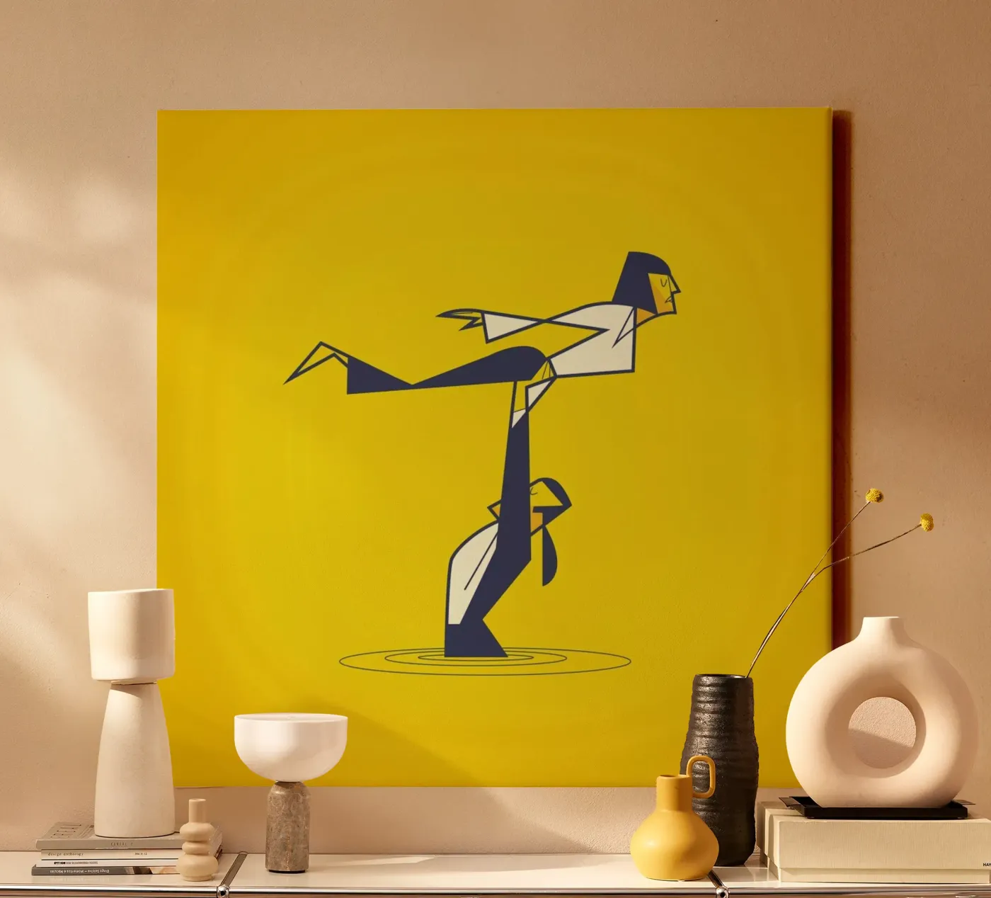 Pulp Dancing canvas by Ale Giorgini