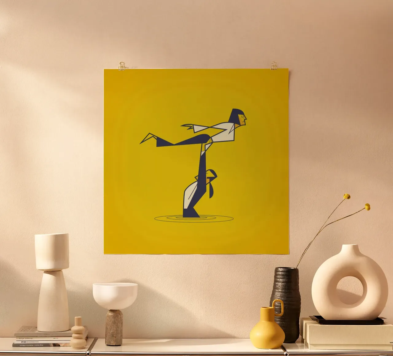 Pulp Dancing poster van Ale Giorgini