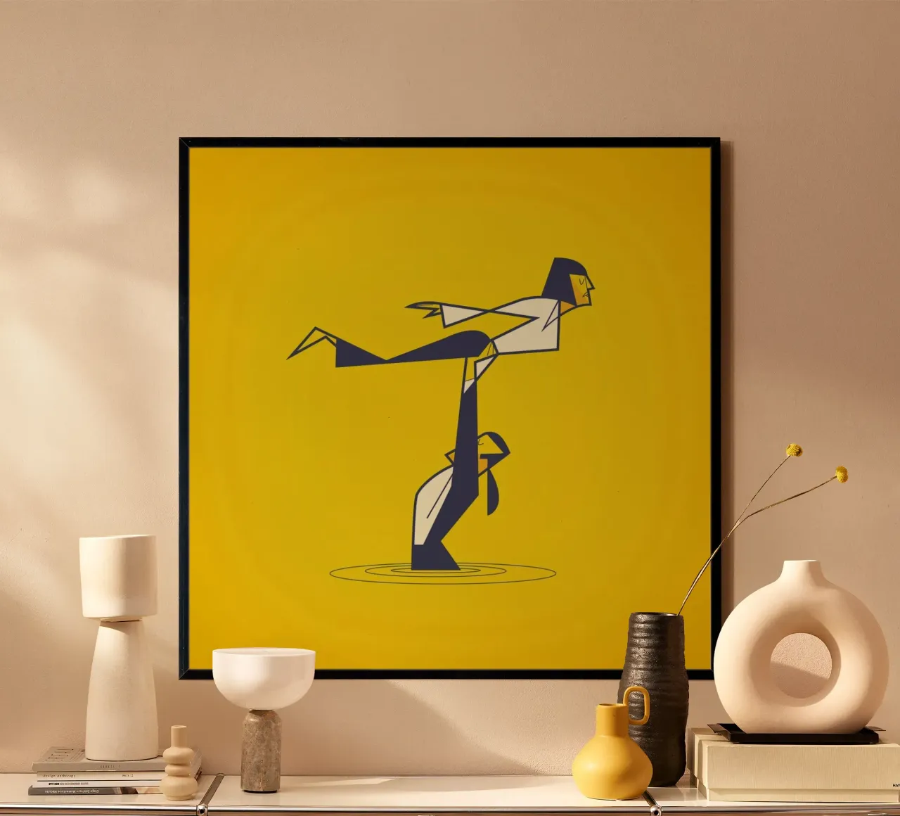 Pulp Dancing poster van Ale Giorgini