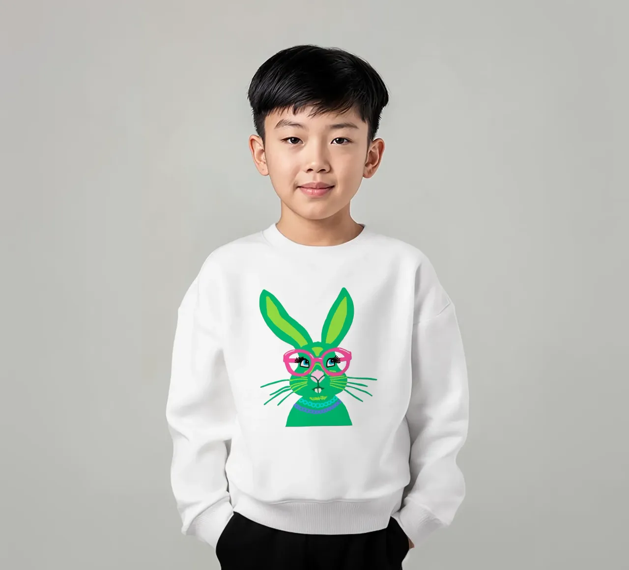 Miris Easter Bunny kids sweatshirt by Miris bunte Modewelt