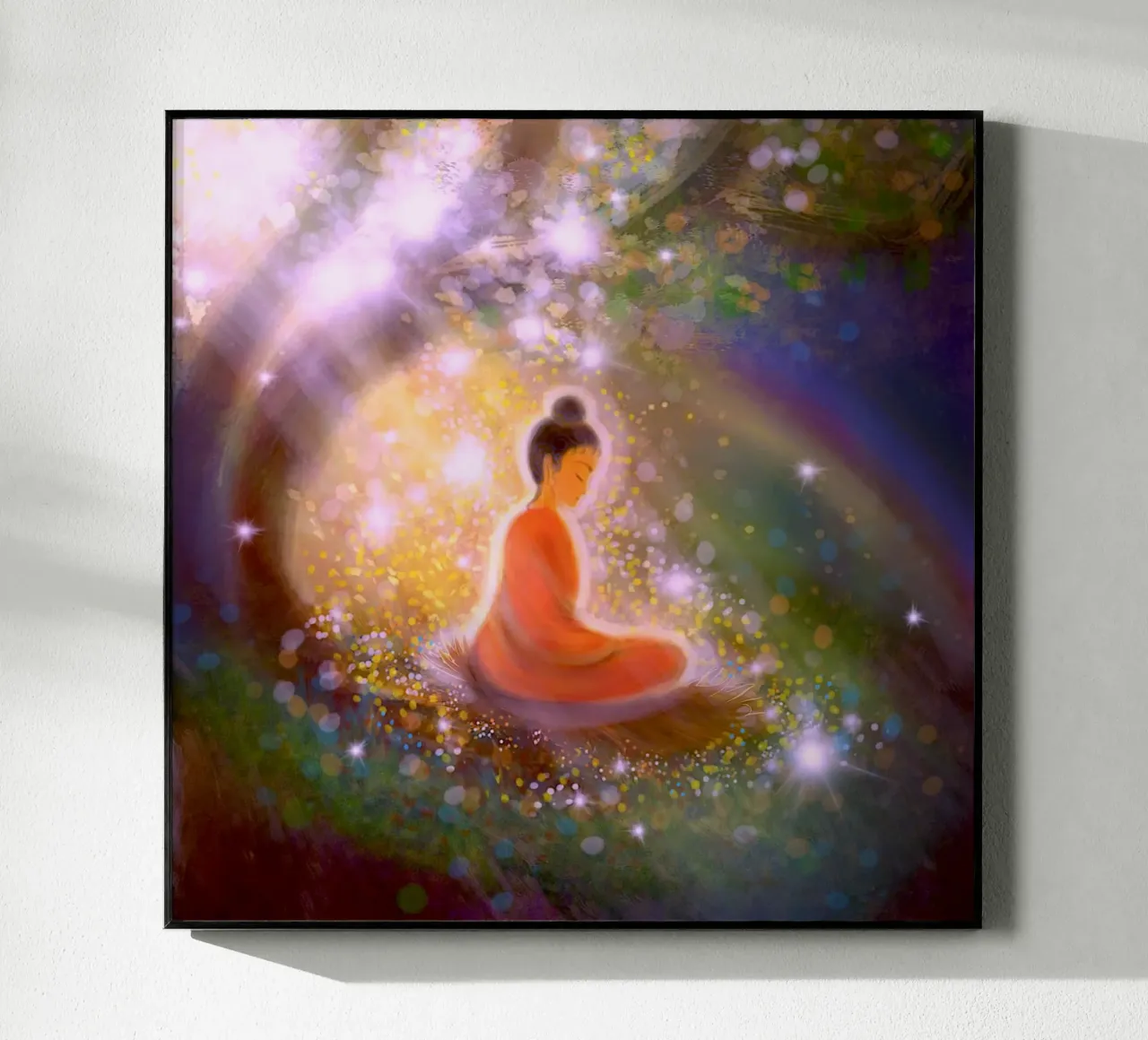 Meditation plexiglass da Happy 😃 Art 🎨 by Christine Schnoell