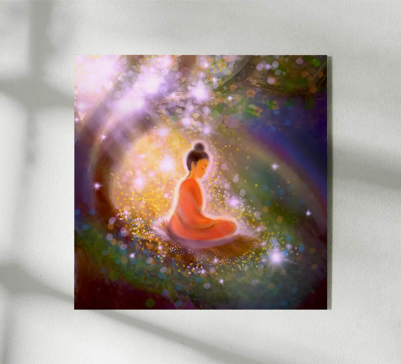 Meditation plexiglass da Happy 😃 Art 🎨 by Christine Schnoell