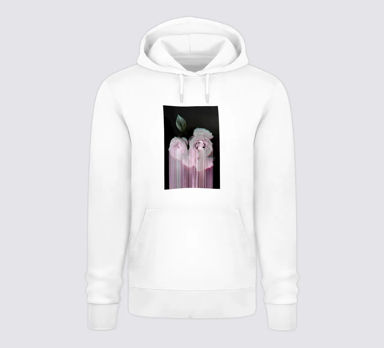 Fall in Rose felpa con cappuccio da cafelab