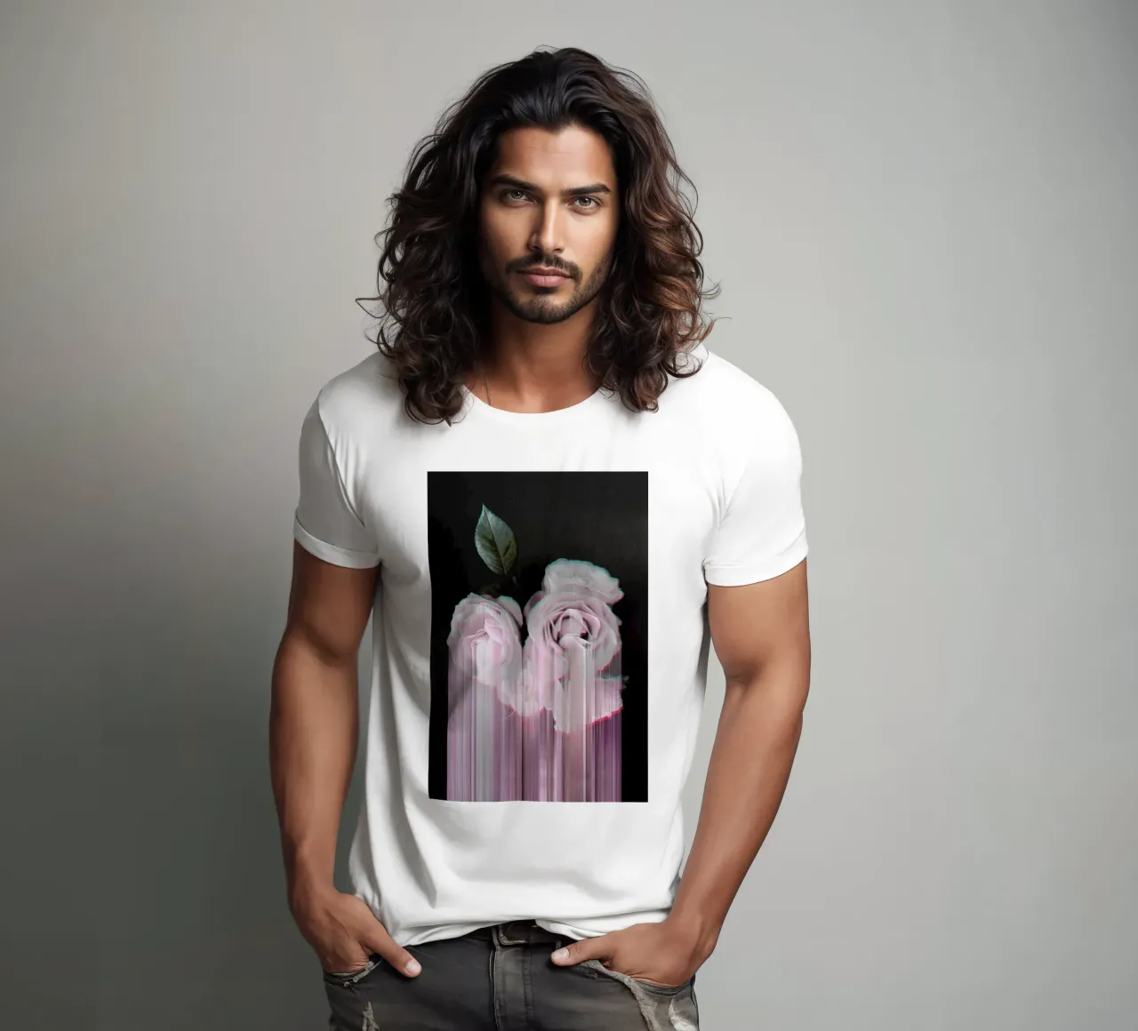 Fall in Rose t-shirt da cafelab