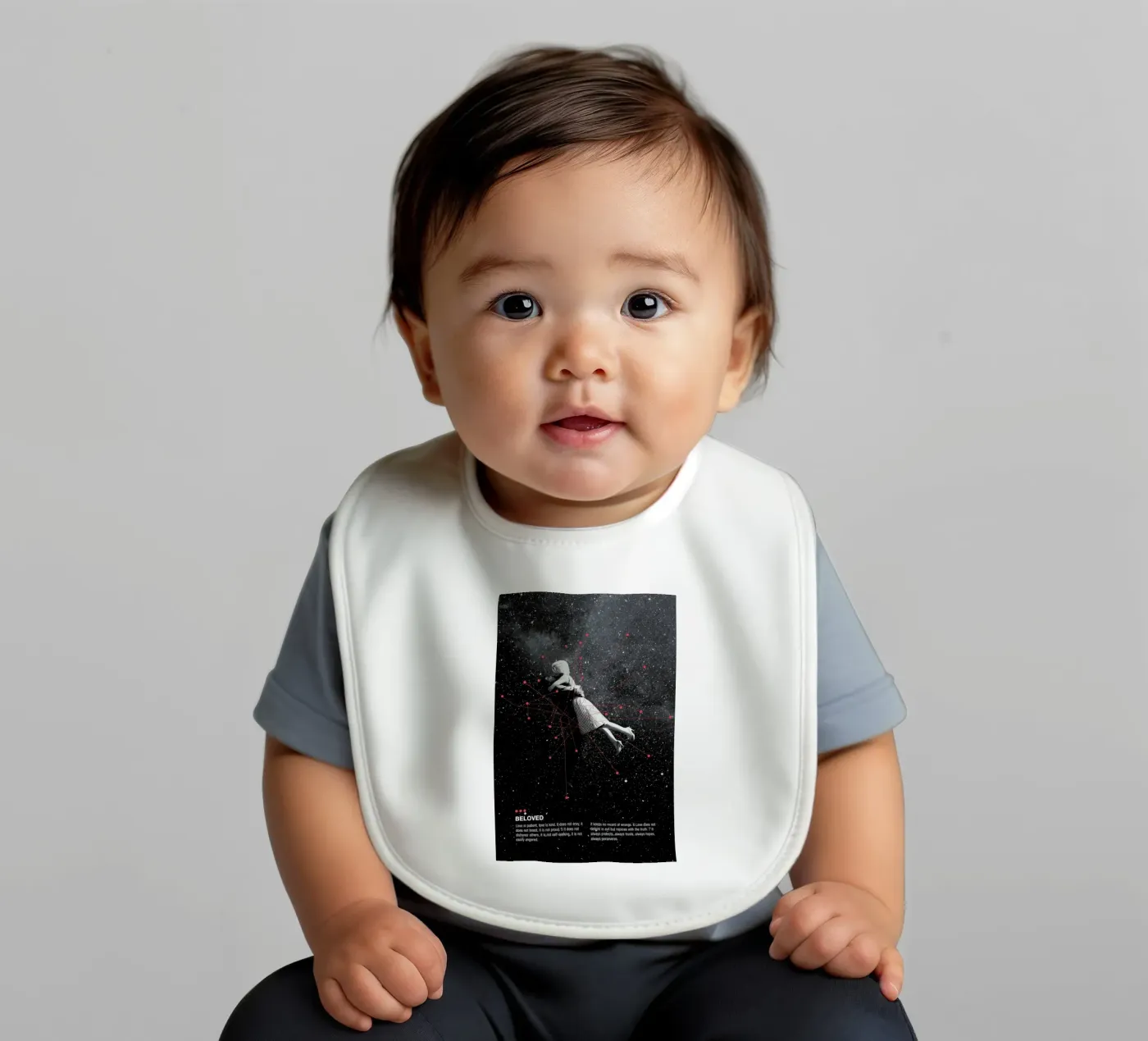 Beloved baby slabbetje van Frank Moth