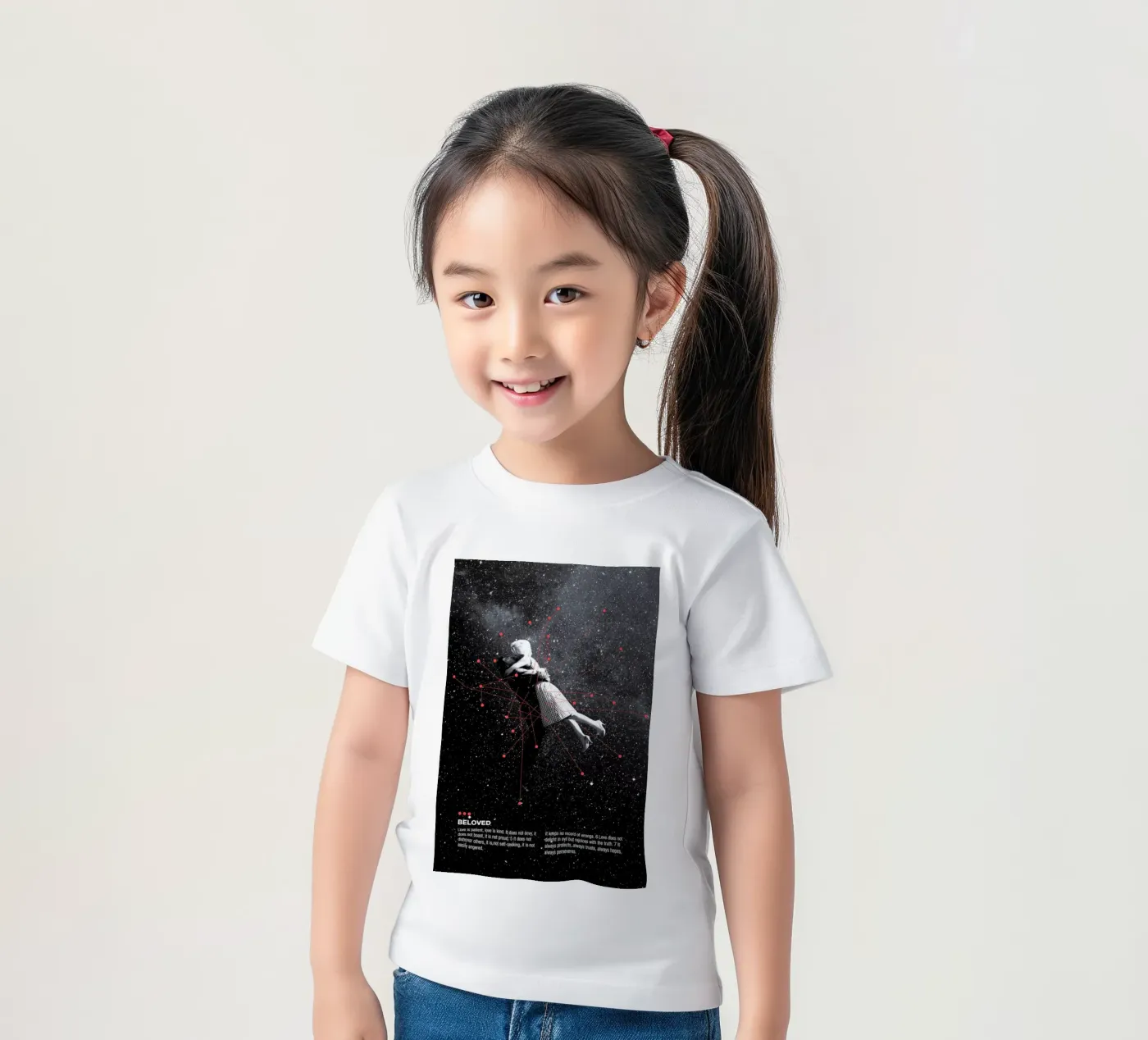 Beloved t-shirt bambini da Frank Moth