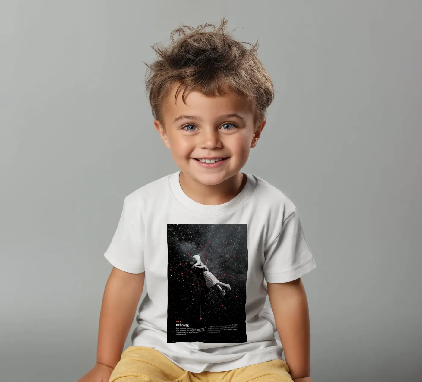 Beloved t-shirt bambini da Frank Moth