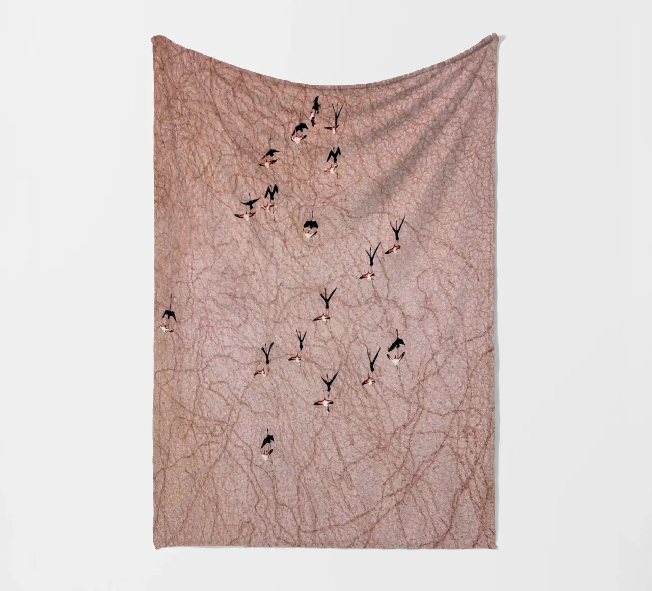 Flamingo Fleecedecke von ROBERTO H