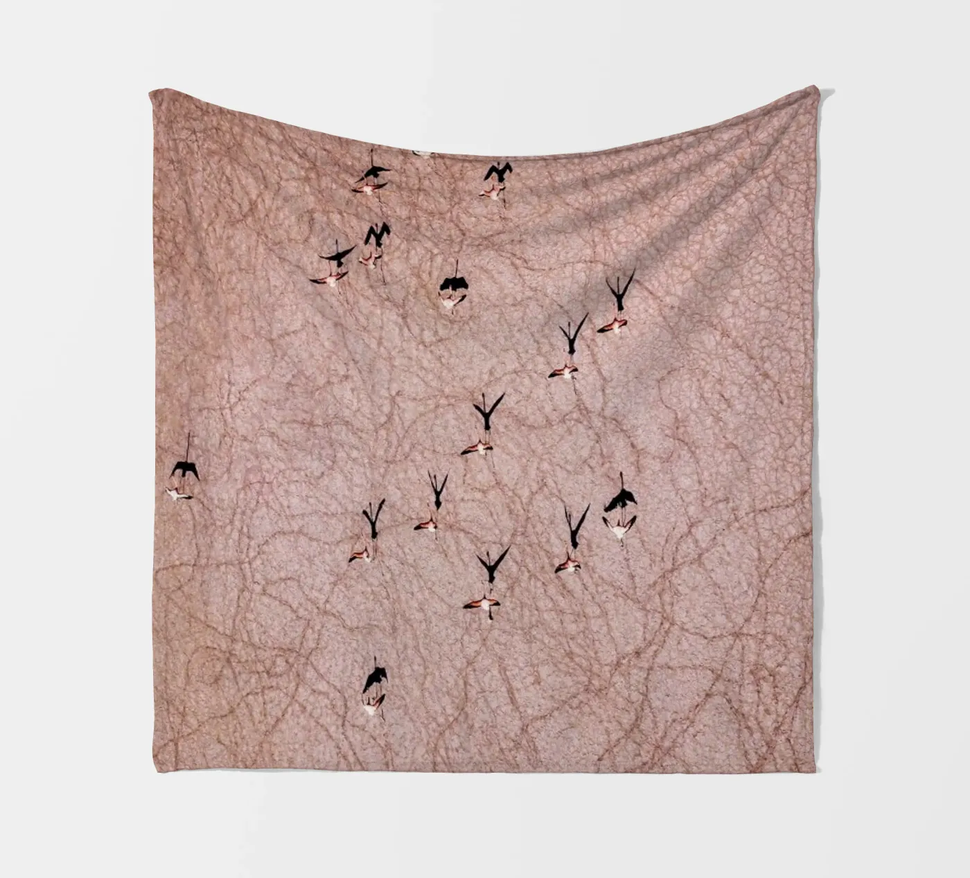 Flamingo coperta in pile da ROBERTO H