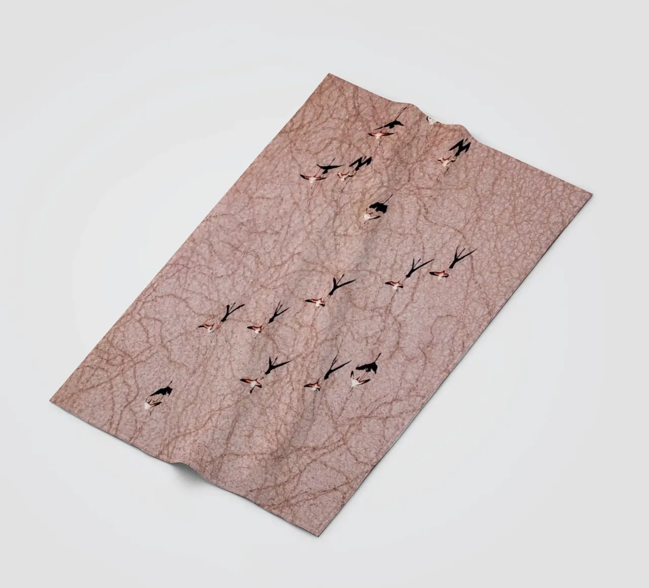 Flamingo Fleecedecke von ROBERTO H