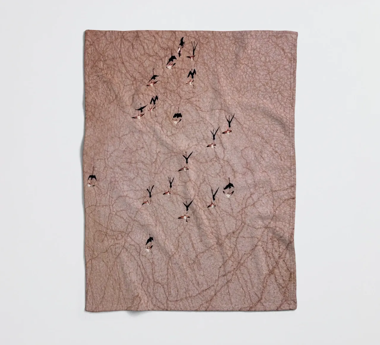 Flamingo Fleecedecke von ROBERTO H