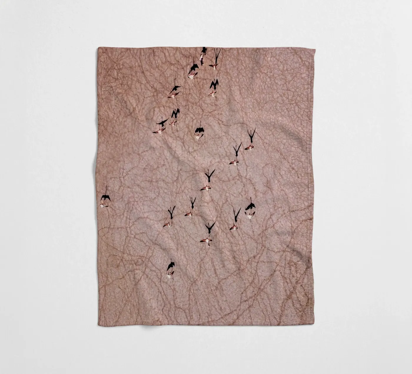 Flamingo fleecedeken van ROBERTO H