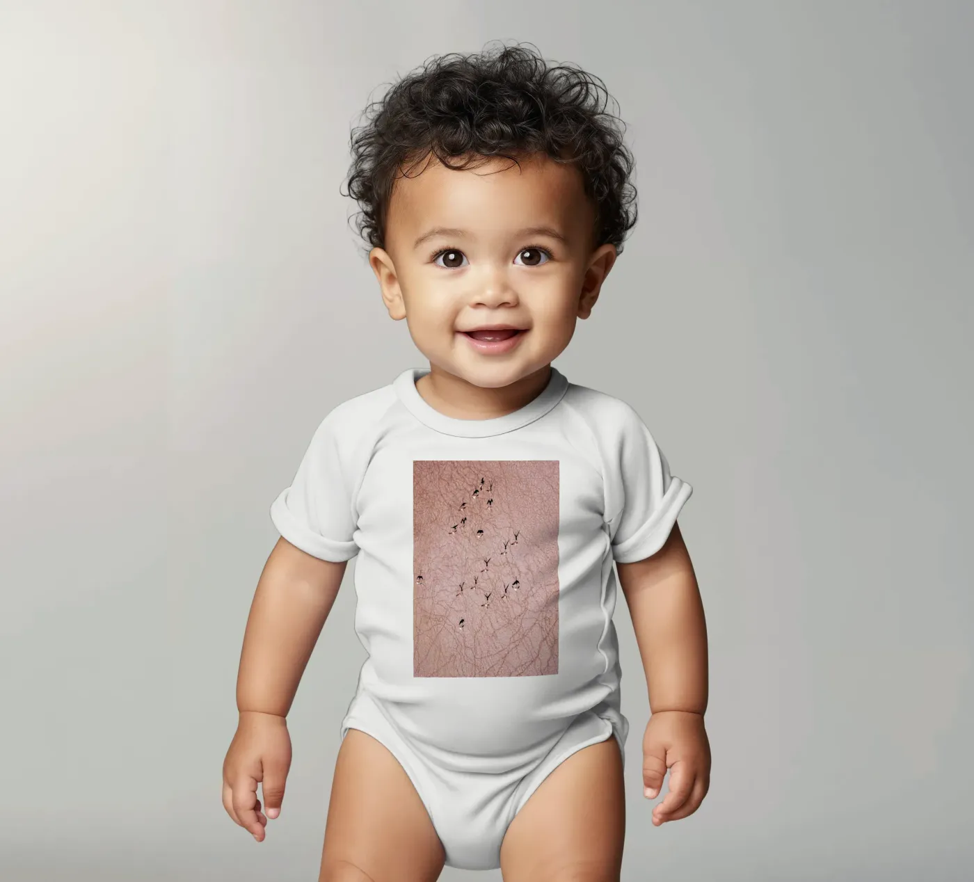 Flamingo Kurzarm Babybody von ROBERTO H