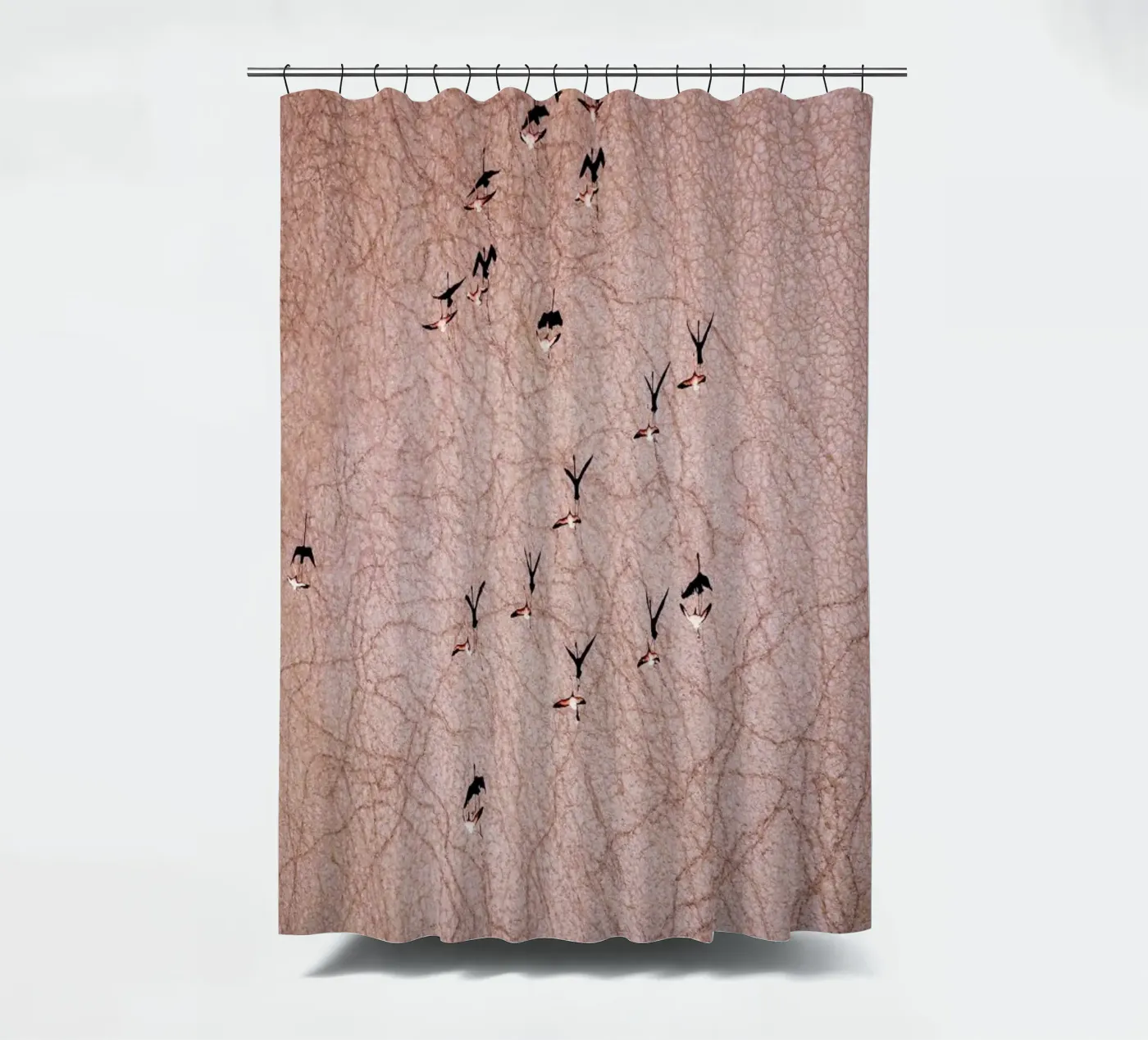 Flamingo Duschvorhang von ROBERTO H