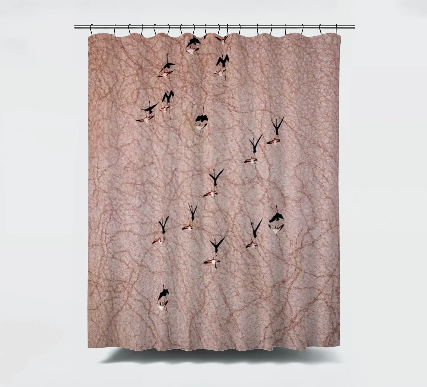Flamingo Duschvorhang von ROBERTO H