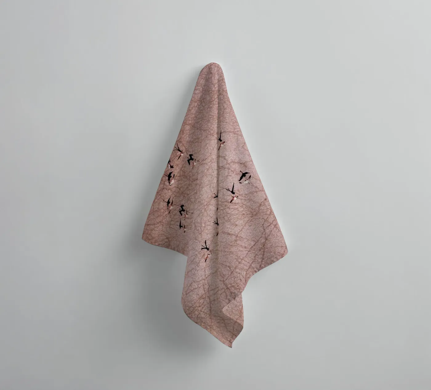 Flamingo towel by ROBERTO H